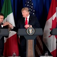 Firma oficial del nuevo Nafta, acuerdo entre EE.UU., México y Canadá