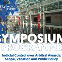 Simposio Internacional sobre Control Judicial de Laudos, Lyon, 26 y 27 de abril