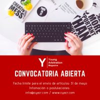 Convocatoria para publicación de artículos académicos en Young Arbitration Magazine