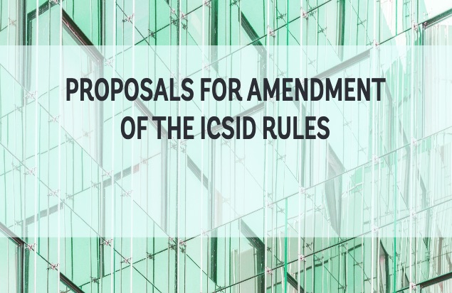 Tercera consulta sobre enmiendas a las reglas CIADI