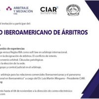 I Encuentro Iberoamericano de Árbitros, Quito, 12 de noviembre de 2019