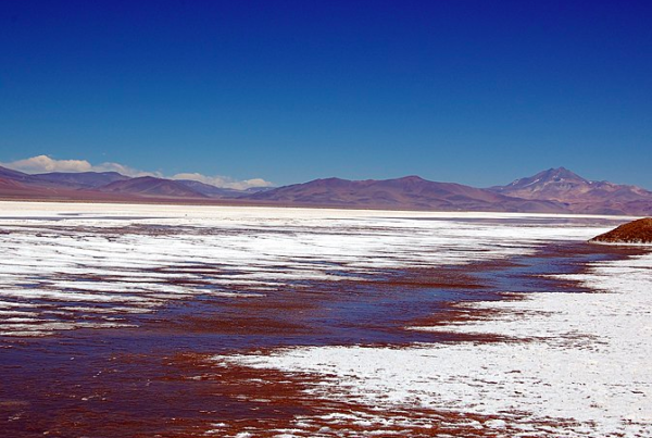 Salar de Maricunga: Autor: Lucash (https://commons.wikimedia.org/wiki/User:Lucash). CC By SA 3.0: