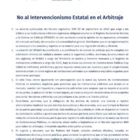 Comunidad arbitral peruana contra obligatoriedad de inscripción de árbitros