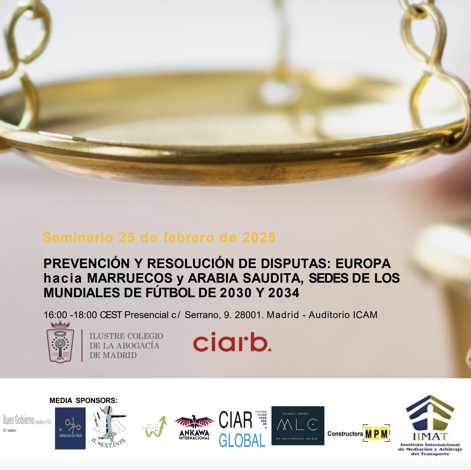 Europa hacia Marruecos y Arabia, Sedes de los Mundiales de Fútbol 2030/2034